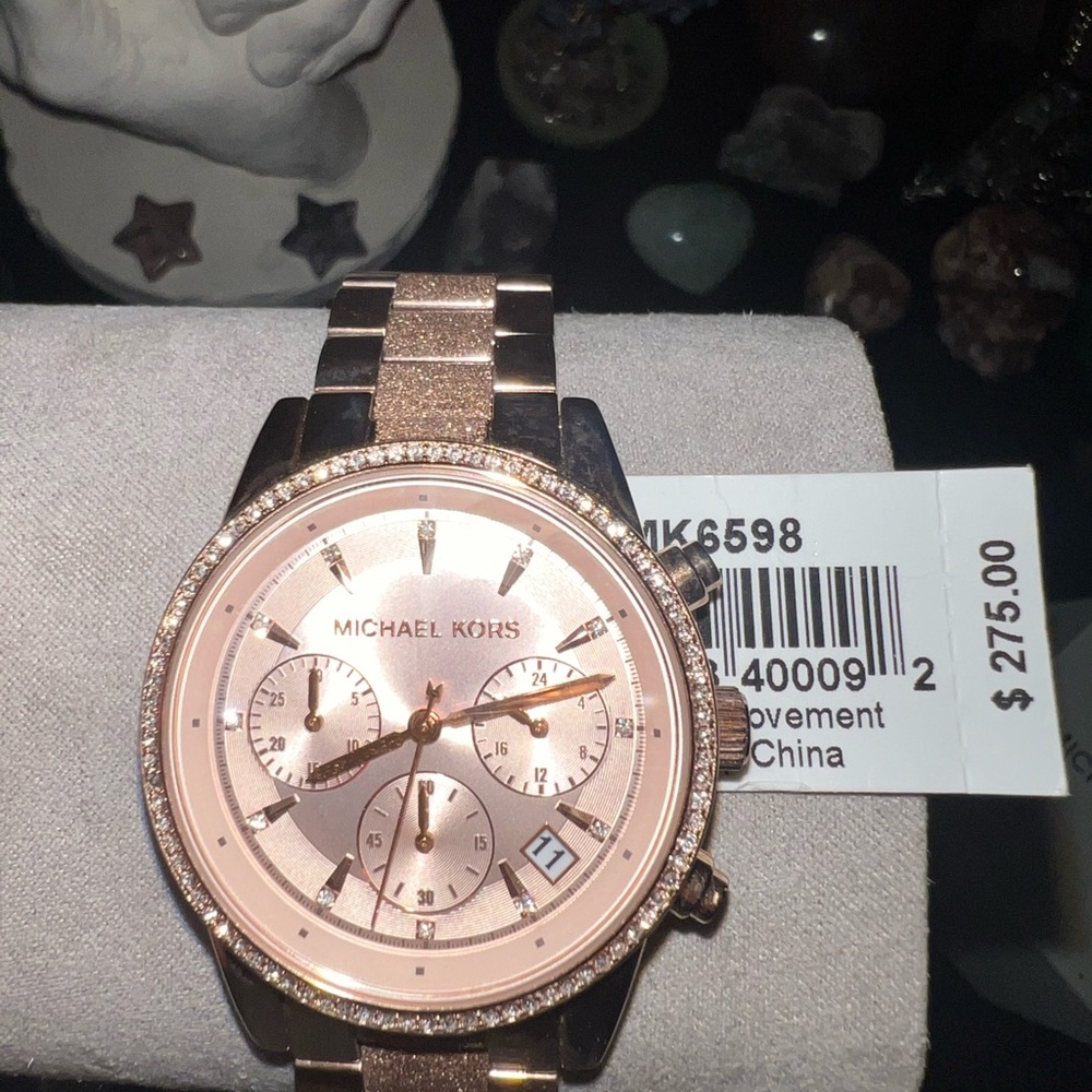 Nwt micheal kors rose gold watch